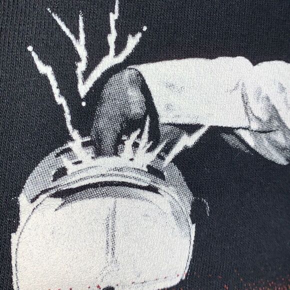 Vintage Black Graphic Single Stitch Three Stooges Size Large - Picture 6 of 12